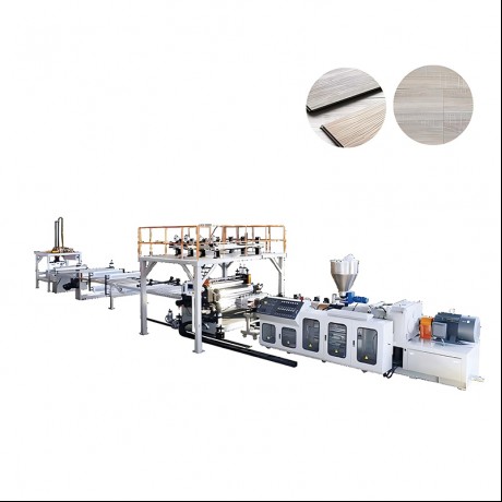 Jwell Machinery China-dan SPC Daş-plastik Ətraf Mühit Döşəmə Ekstruziya Xətti